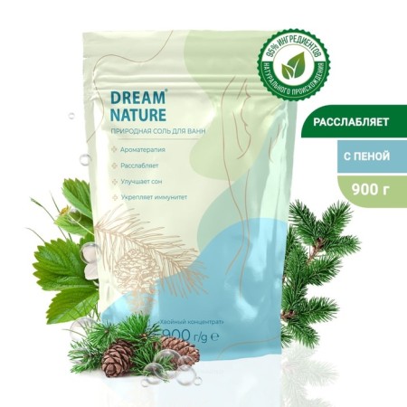 Dream Nature foam salt coniferous concentrate, 900 g