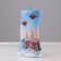 Candle - cylinder "Winter Rowal", 9.5x4x15.5 cm