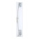 Bracket handle, m/o 224 mm, silver color