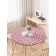 Tables on the table “Many butterflies”, round, oxford, elastic band, size 120x120 cm, diameter 75-100 cm