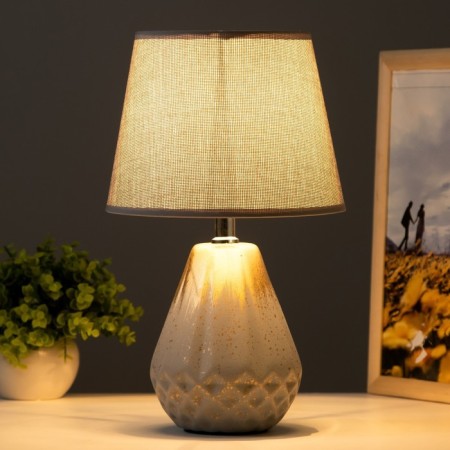 Dore table lamp 1CE14 gray 20x20x32 cm Risalux-1