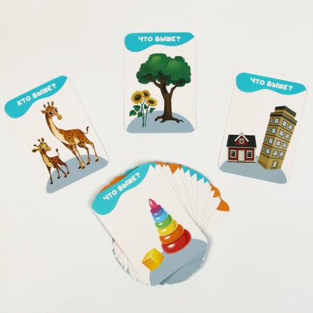 Training cards with a soft toy "Penguin", color mix-5