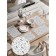 A set of napkins for setting a Christmas set, rectangular, rounded edges, size 30x46 cm, 4 pcs