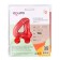 Foil ball 40 "Number 4", red color, Slim
