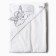 Baptum towel with embroidery "Angel", 75x75 cm, 100% cotton