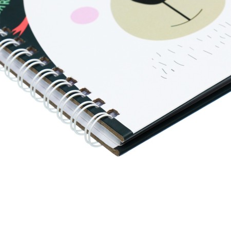 Gift notebook, 45 sheets, line, on the castle, on the crest, the bear is white (17.8x13cm) 1054943-2