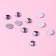 Rhinestones “circle”, d = 10 mm, 50 pcs, white color