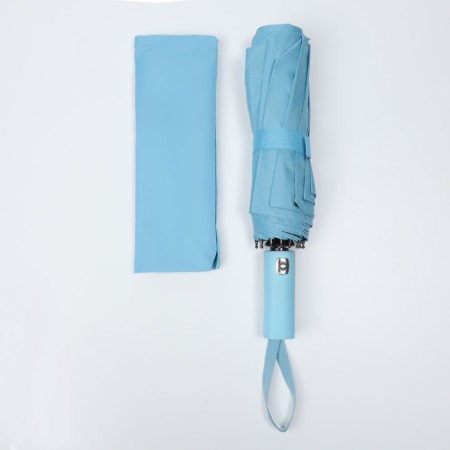 Automatic “monoton” umbrella, 3 additions, 10 spokes, r = 51 cm, blue color-10