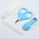 Child care set, 4 items, blue color