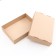 The box is folding, the lid is, brown, 35 x 25 x 7 cm