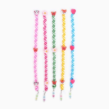 Hair decoration, spiral "Mix" 22 cm-2