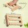 Feet massage "Night Happiness", 16 × 11.5 × 4.5 cm, 3 rows, wooden