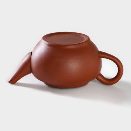 A set for the tea ceremony ceramic "Dragon", 5 items: 4 bowls 25 ml, kettle 200 ml, brown color-7