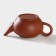 A set for the tea ceremony ceramic "Dragon", 5 items: 4 bowls 25 ml, kettle 200 ml, brown color