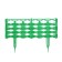 Decorative fence, 25 × 300 cm, 8 sections, plastic, green, "Ivushka"