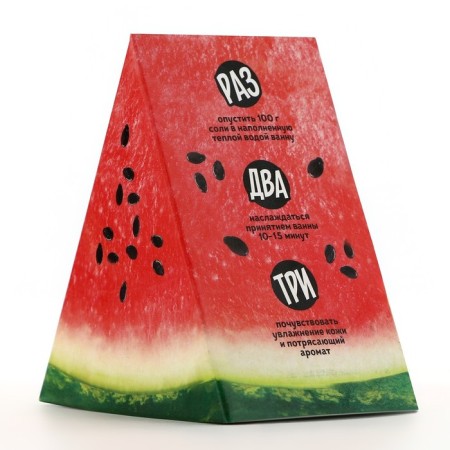 Bath salt, 100 g, watermelon aroma, Beauty Food-4