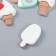 Decor for creativity plastic "Ice cream" set 6 pcs 3x2 cm
