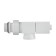 A set of design-values ​​Royal Thermo Cube, axial, 1/2 ", white