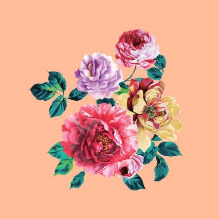 Thermalrotransfer "Flowers", 17 × 16 cm-2
