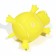 Brying toy "dog" for dogs, 10 cm, yellow