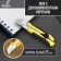 Knife universal tundra, 2K case, metal guide, screw lock, 25 mm