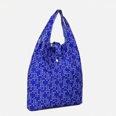 Household bag on the button, the color is blue-1