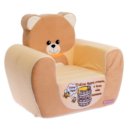 Soft toy "Bear chair", Mix color-1