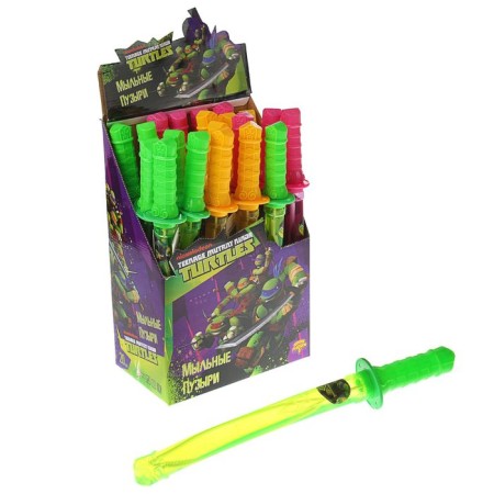 Soap bubbles "sword", ninja turtles, 120 ml