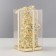 New Year's candle "Christmas tree" 10x5cm, gold