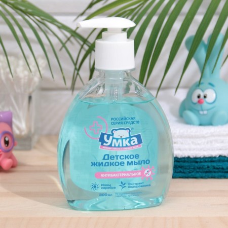 Liquid children's umka soap, antibacterial 300 ml-4