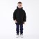 Children's jacket quilted, black color, height 98 cm