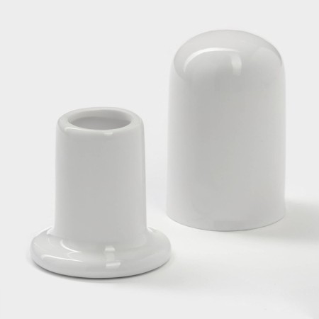 Porcelain stand for toothpicks Magistro "Classics", d = 5 cm, white color-2