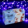 Girlynda "thread" 10 m, IP20, dark thread, 100 LED, purple glow, 8 modes, 220 V