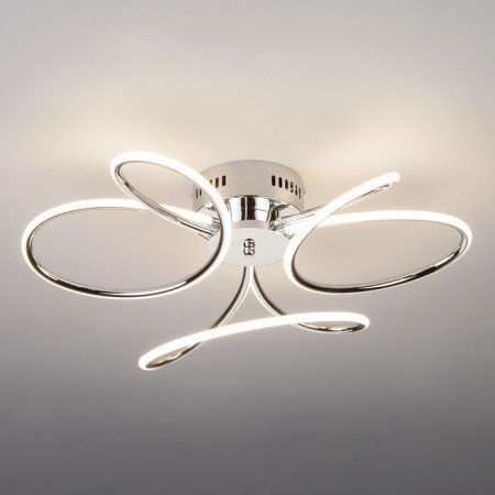 Lozanna 63W LED 4200K chrome chandelier-1