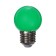 LED LEAZON LIGHTING, G45, E27, 1.5 W, for Bels Lita, Green, Nab 20 pcs