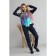 Female trousers, size 42, blue color
