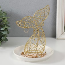 Souvenir metal, ceramics stand 