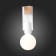 Wall lamp EVOLUCE. SL1142.501.01. Bagetti. 1x60 W, E27, 6.5x16 cm, white color, light wood