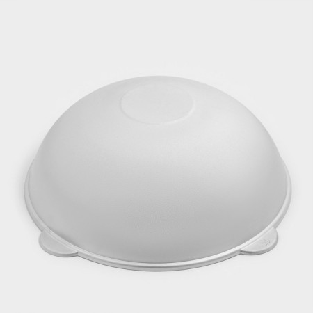 Kazan for pilaf, 15 l, spherical bottom, aluminum cover, beige color-3