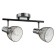 Lamp "Masumi" 2x60W E14 black/chrome 40x10x19.5cm