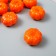 Decor for creativity "Orange pumpkin" set of 10 pcs 2.6x3.5x3.5 cm