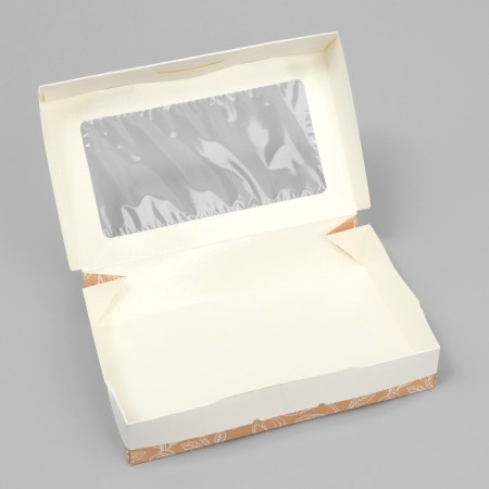 Confectionery packaging, boxing box "Kraft", 20 x 12 x 4 cm-1