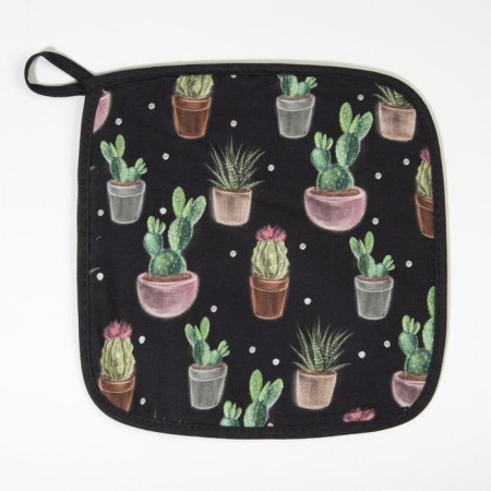 Set of kitchen Ethel "Succulents" mittens-seizure 20x27 cm, take 19x19 cm, 100% cotton-4