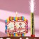 Gift set "Happy Birthday" from 2 items: candle Fontan and candle giant number "18"