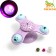 Toy-wound on a suction cup for cats, 3 compartments with bells, mix of flowers