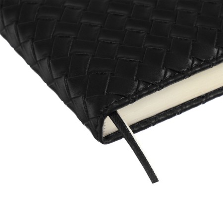 Gift Davente.clair: Diamur of Leduced A5 136 sheets, solid cover, block 70, black + ballpoint pen-4
