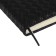 Gift Davente.clair: Diamur of Leduced A5 136 sheets, solid cover, block 70, black + ballpoint pen