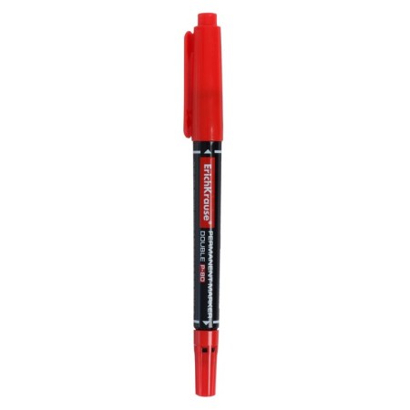Marker Permanent Erichkrause Double P-80, bilateral, red-3