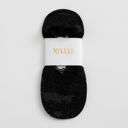 Invisible socks female "flowers", size 36-37 (23 cm)-2