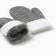 Baby mittens minku, gray color, 15 cm